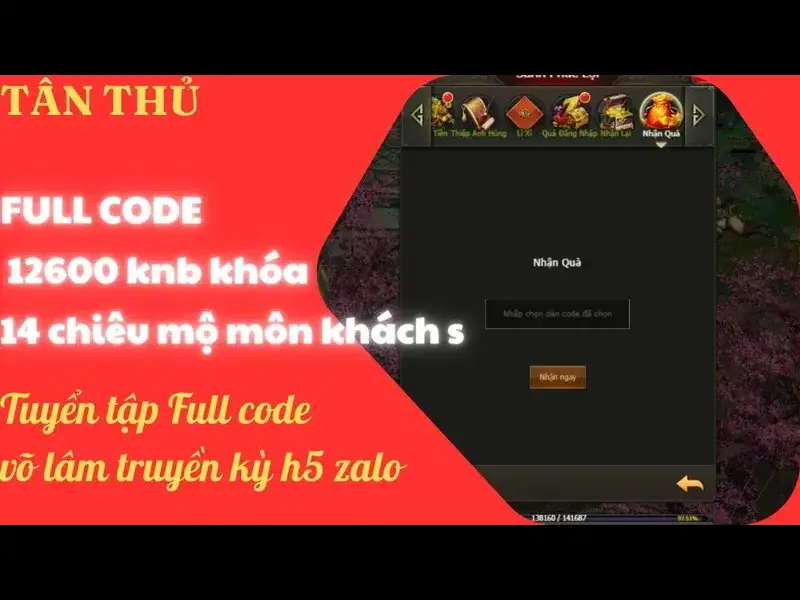 Code Vltkh5 Còn Hạn Và Đầy Đủ Nhất Cho Game Thủ Mã code VLTKH5 cập nhật mới nhất năm 2024